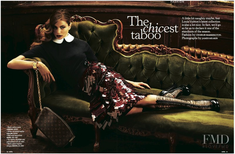 Aiste Kliveckaite featured in The Chicest Taboo, October 2011