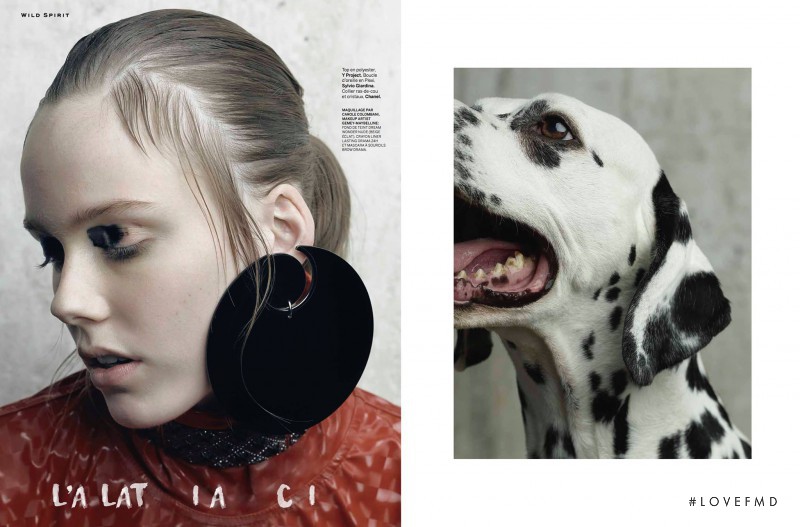 Kiki Willems featured in Le Teint Qui Mue, October 2015
