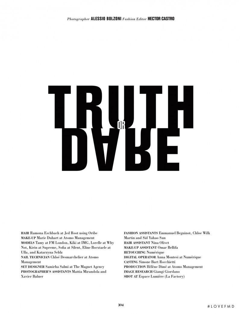 Truth Or Dare, September 2015