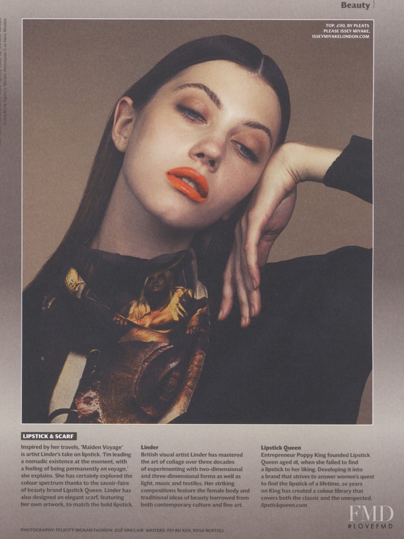 Anastasiia Gorshenina featured in Haute hostess, September 2015