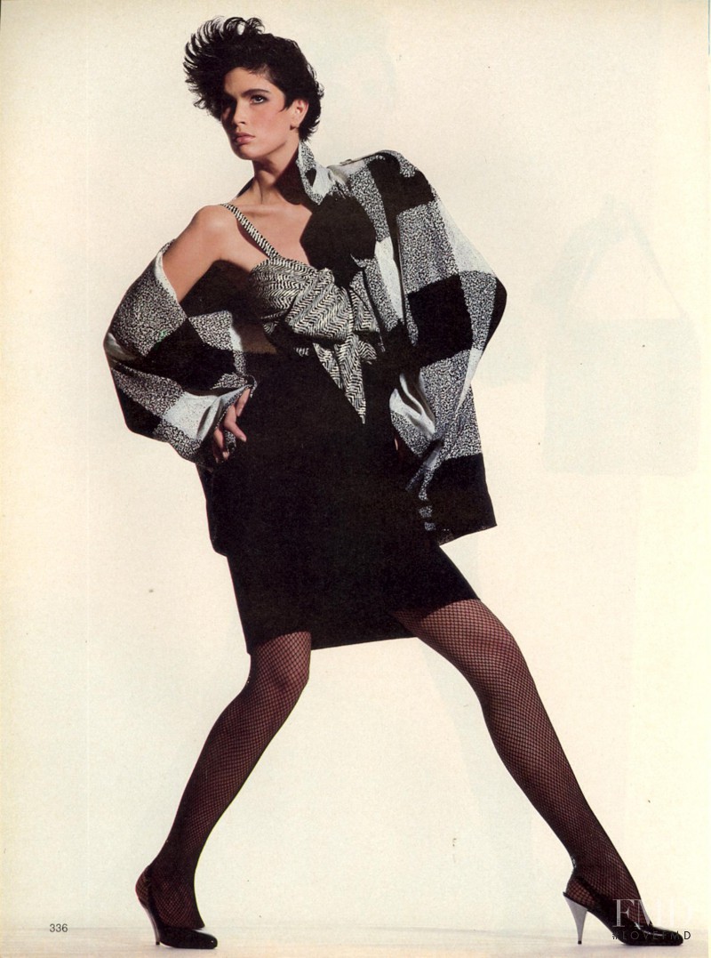 Kim Williams featured in A New Polish, A Racier Beat To Day Dressing, February 1984