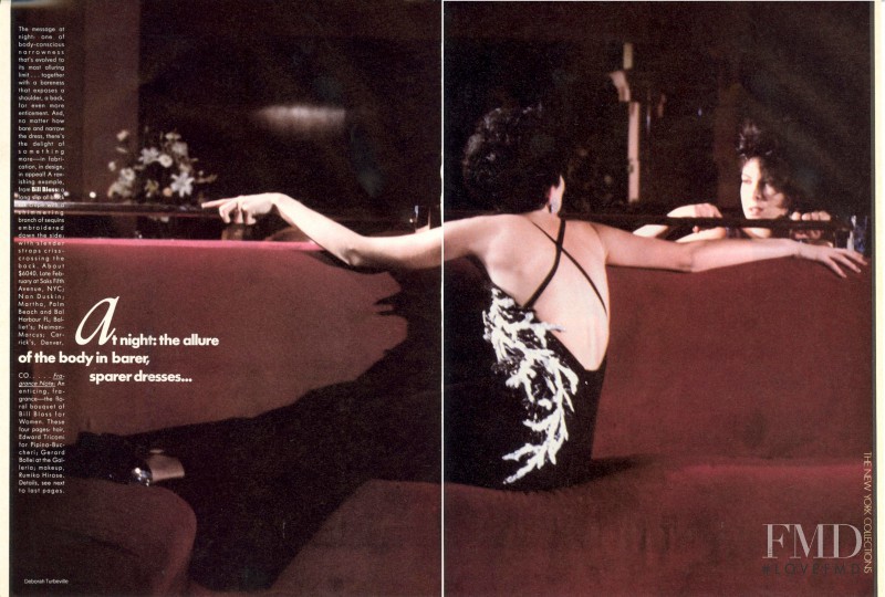 Kim Williams featured in At Night The Allure of the Body, February 1984