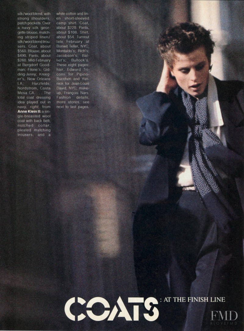 Coats At the Finish Line/Vogue Patterns, February 1984