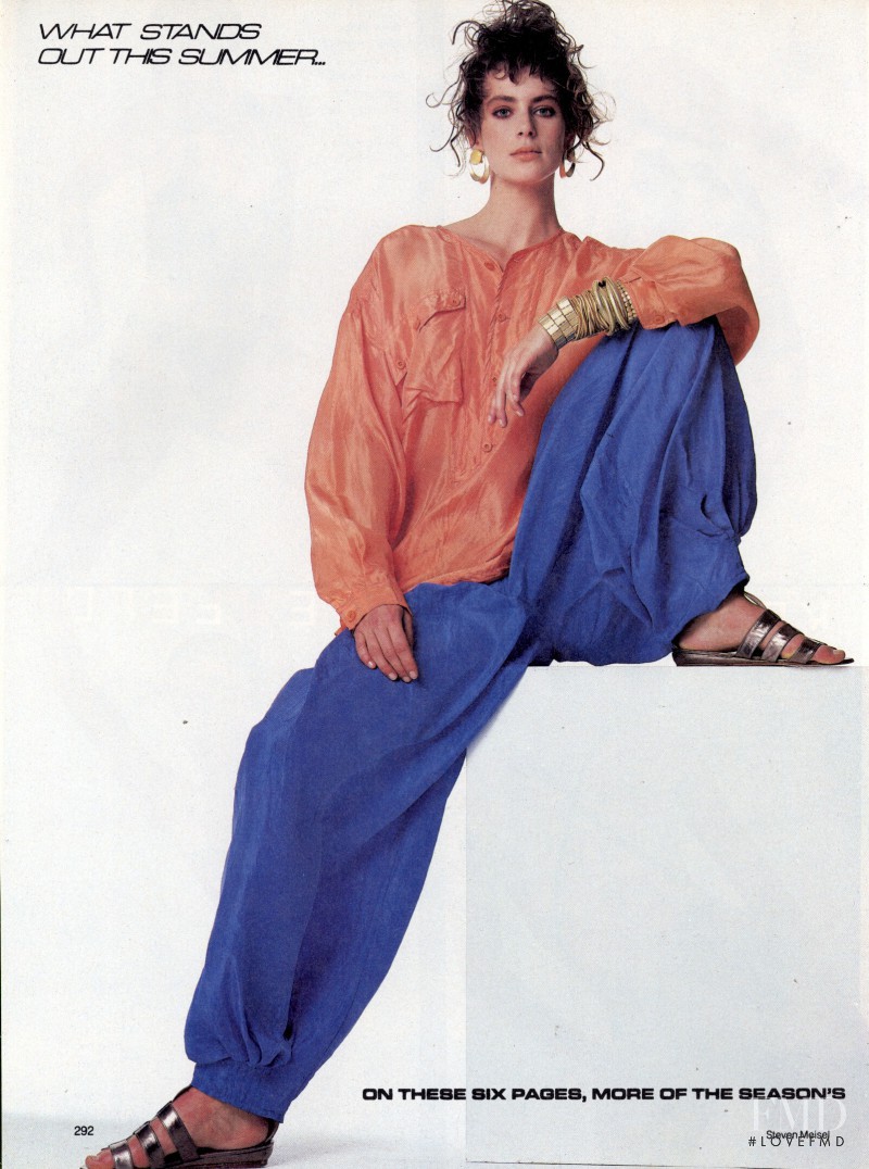 Kim Williams featured in More Standout Looks, May 1985