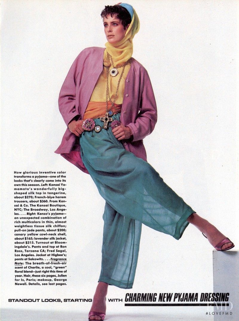Kim Williams featured in More Standout Looks, May 1985