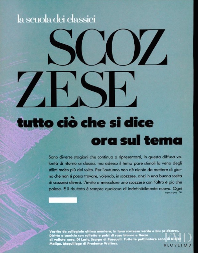 Scozzese: Tutto Ciò Che Si Dice Ora Sul Tema, September 1984