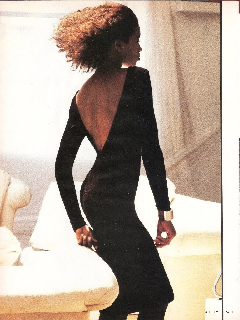 Naomi Campbell featured in Pure Presence, October 1987