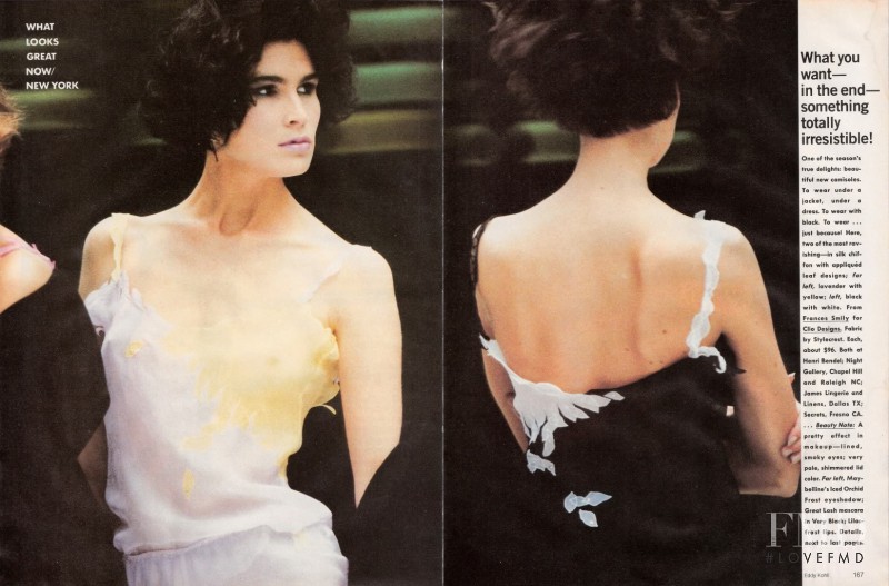 Ines de la Fressange featured in What Looks Great Now, New York, January 1984