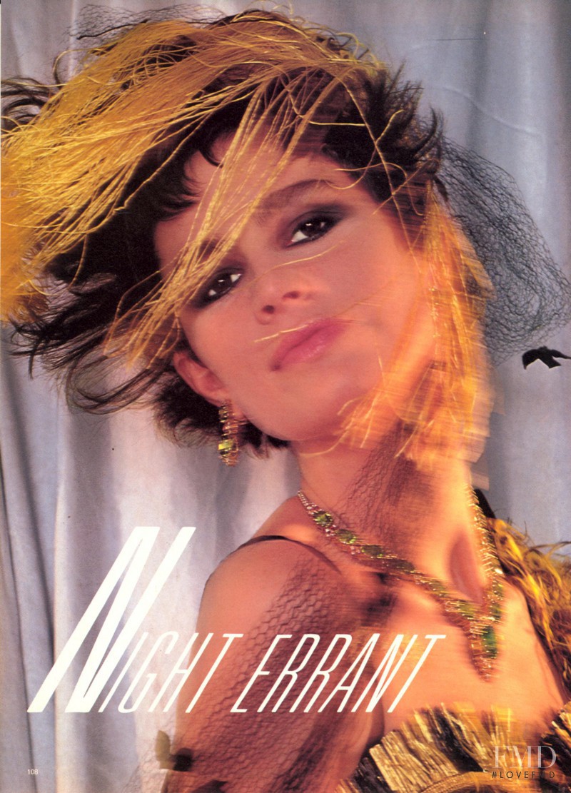 Kim Williams featured in Night Errant, June 1984