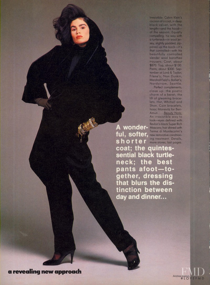 Kim Williams featured in New York - a Revealing New Approach, July 1985