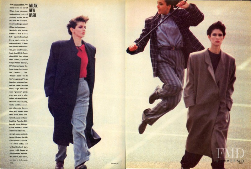 Kim Williams featured in Milan: New Bash... New Coats!, July 1984