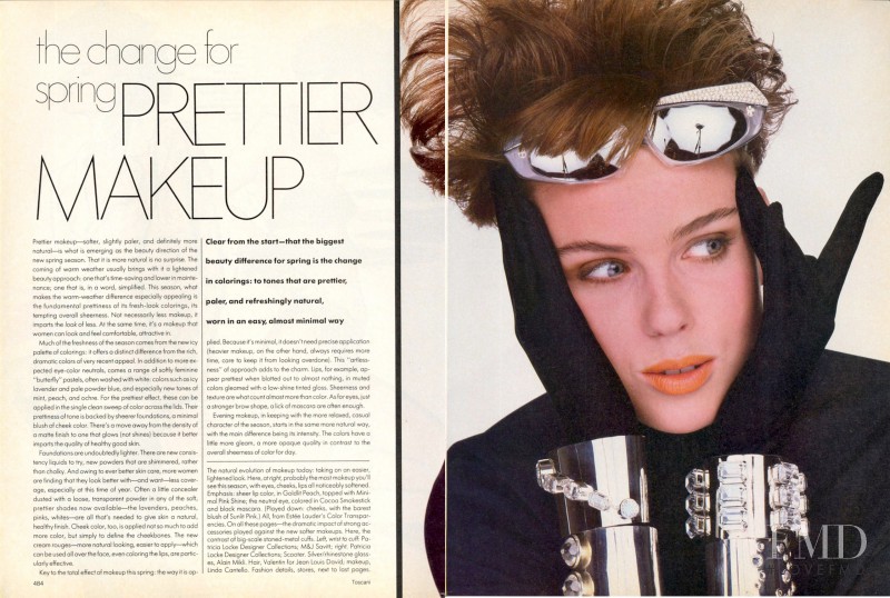 The Change for Spring: Prettier Makeup, March 1985