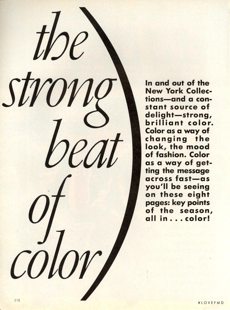 The Strong Beat of Color, February 1984