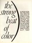 The Strong Beat of Color