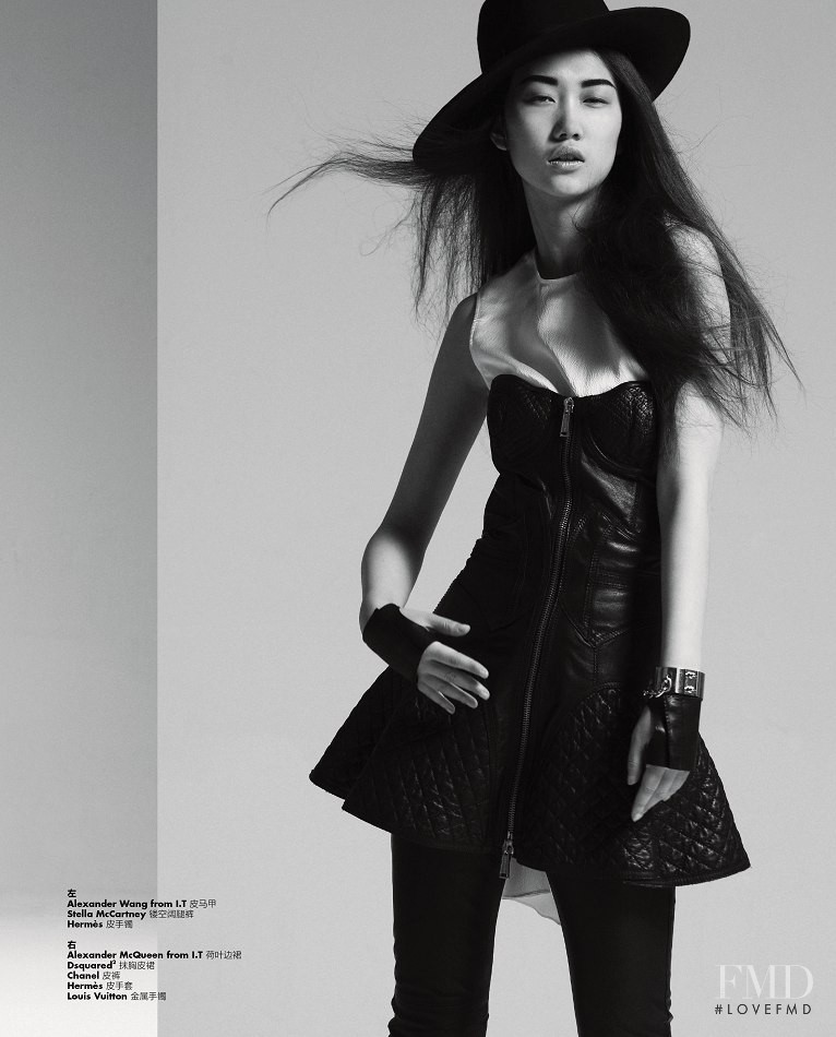 Jiaye Wu featured in Leather Temptation, April 2013
