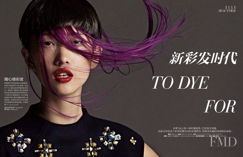 Jiaye Wu featured in To Dye For, September 2014