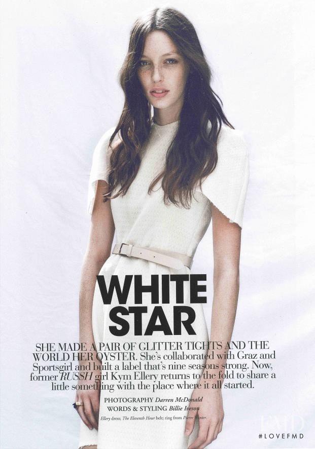 Kaila Hart featured in White Star, June 2011