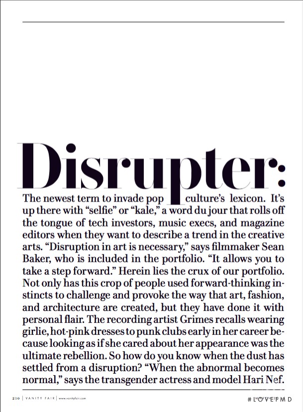 Style Disrupters, March 2016