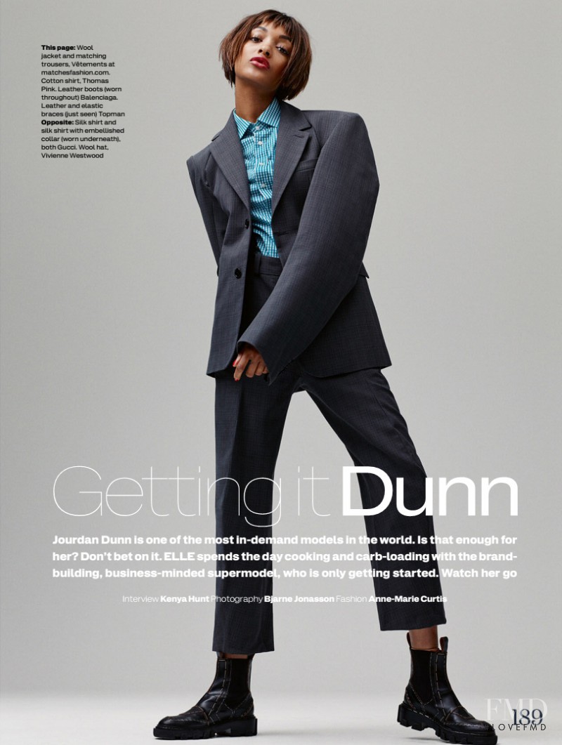 Jourdan Dunn featured in Getting It Dunn, April 2016