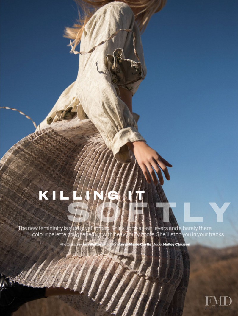 Hailey Clauson featured in Killing It Softly, April 2016