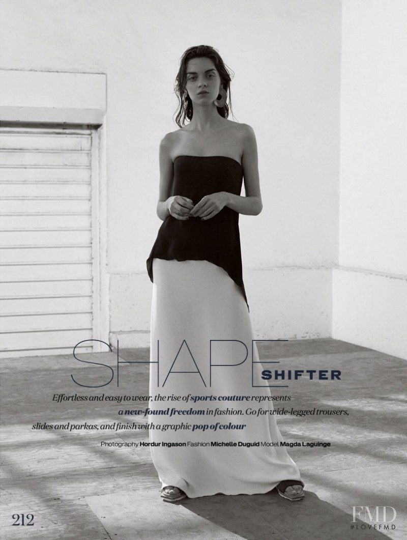 Magda Laguinge featured in Shape Shifter, April 2016