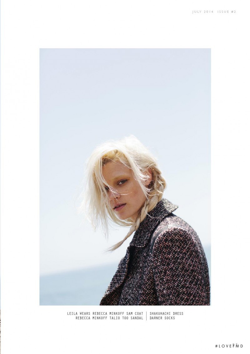 Leila Goldkuhl featured in Ocean Bed, July 2014