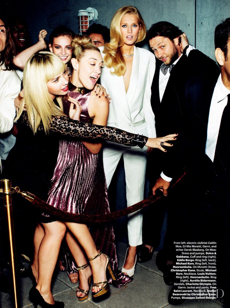 Toni Garrn featured in Everybody\'s Invited, December 2011