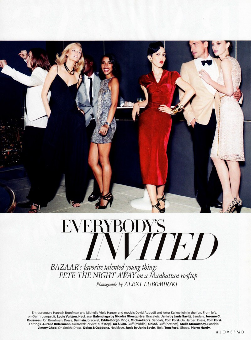 Toni Garrn featured in Everybody\'s Invited, December 2011