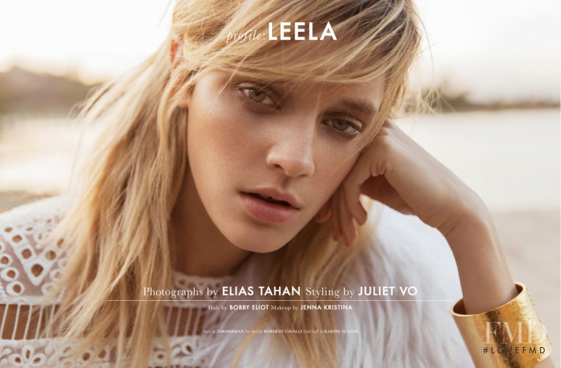 Leila Goldkuhl featured in Leela, December 2014