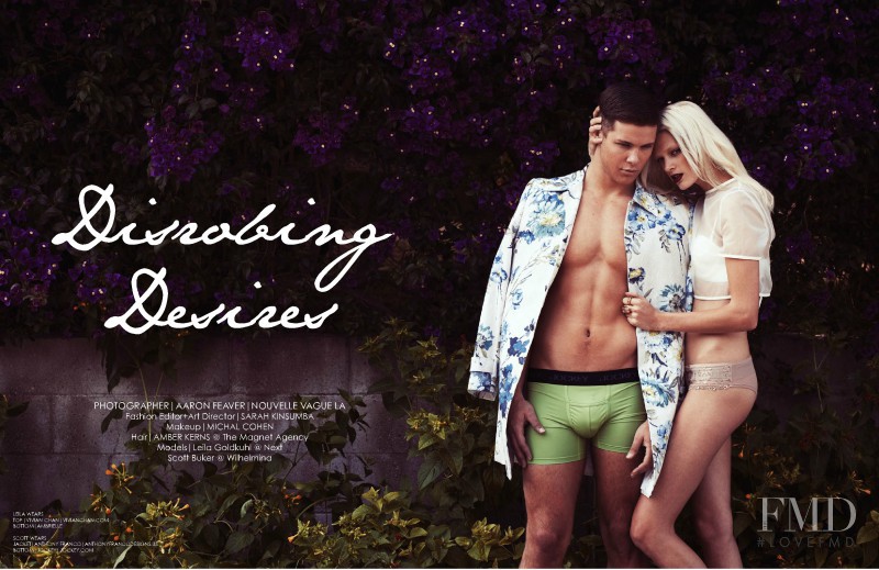 Leila Goldkuhl featured in Disrobing Desires, June 2014