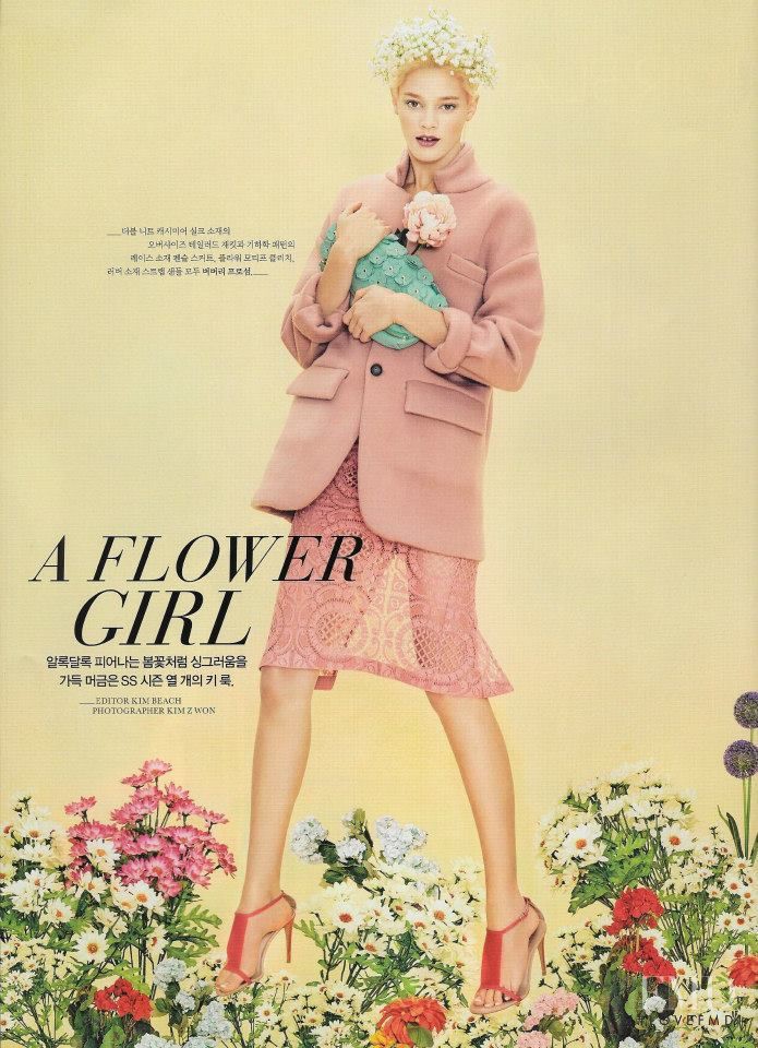 Leila Goldkuhl featured in A Flower Girl, March 2014