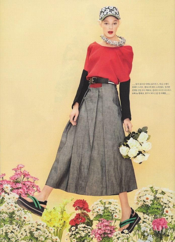 Leila Goldkuhl featured in A Flower Girl, March 2014