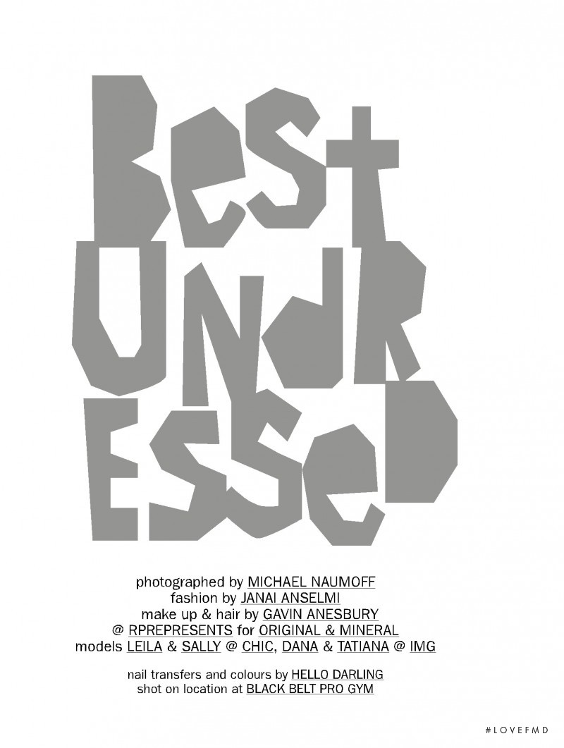 Best Undressed, November 2013