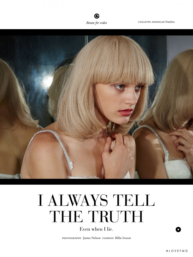 Leila Goldkuhl featured in I Always Tell The Truth, August 2013