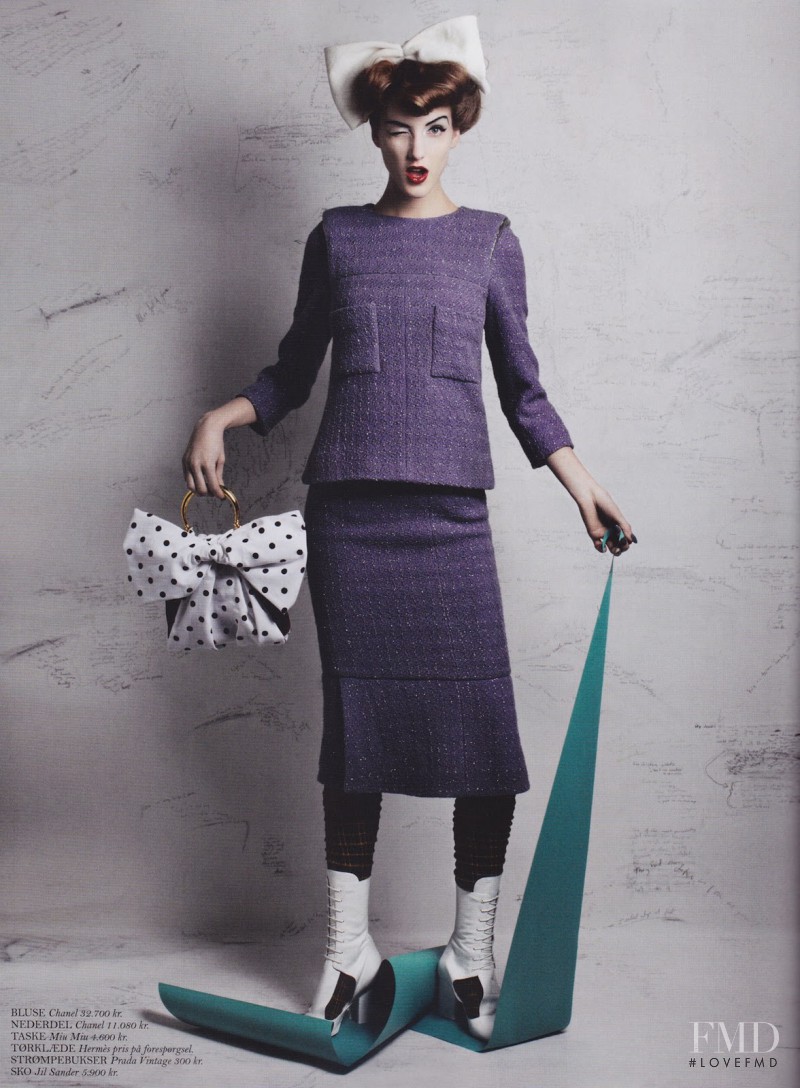 Iris Egbers featured in Très Chic, February 2012