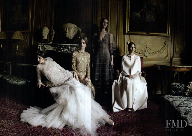 Mirte Maas featured in Valentino Haute Couture, September 2011