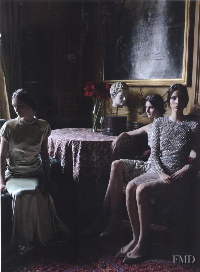 Allaire Heisig featured in Valentino Haute Couture, September 2011