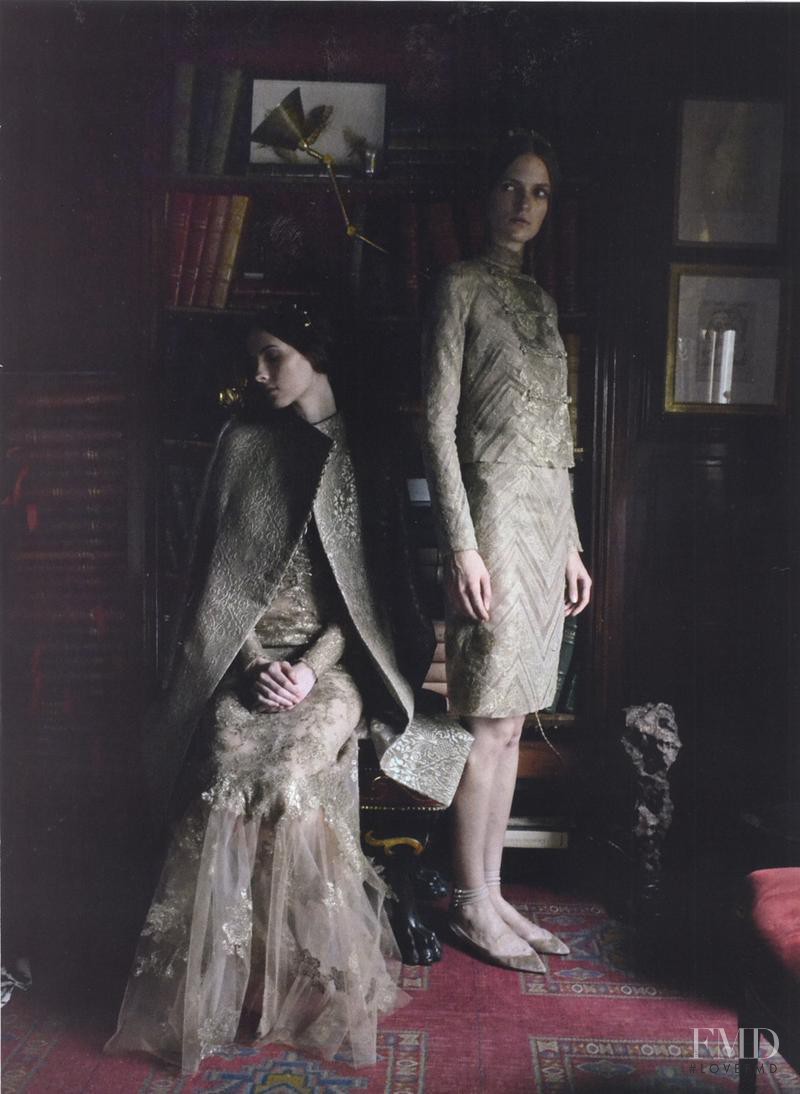 Allaire Heisig featured in Valentino Haute Couture, September 2011