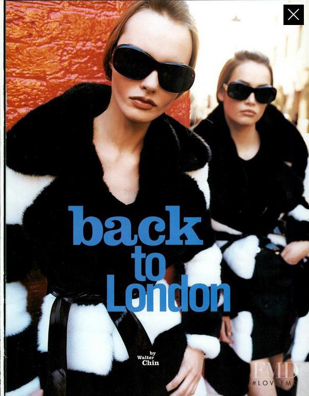 Carolyn Park-Chapman featured in Back to London, December 1995