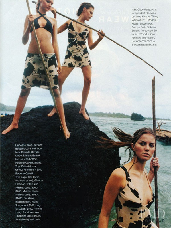 Carolyn Park-Chapman featured in Summer\'s Newest Look, May 2001