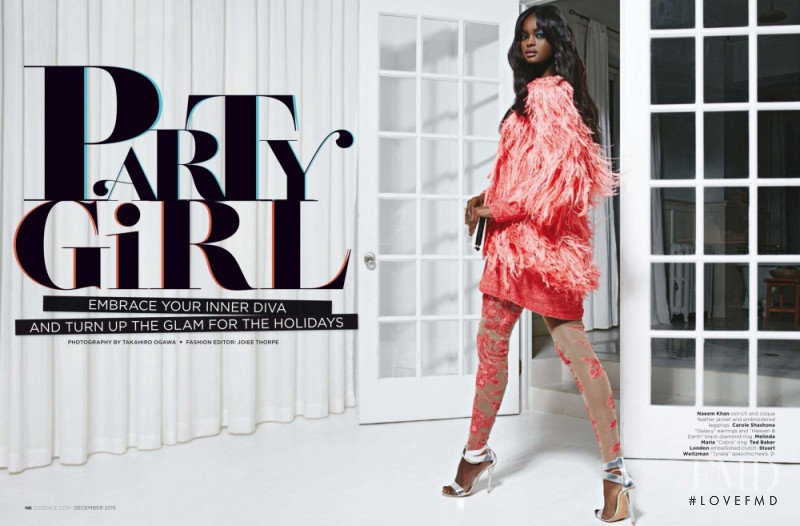 Adau Mornyang featured in Party Girl, December 2015