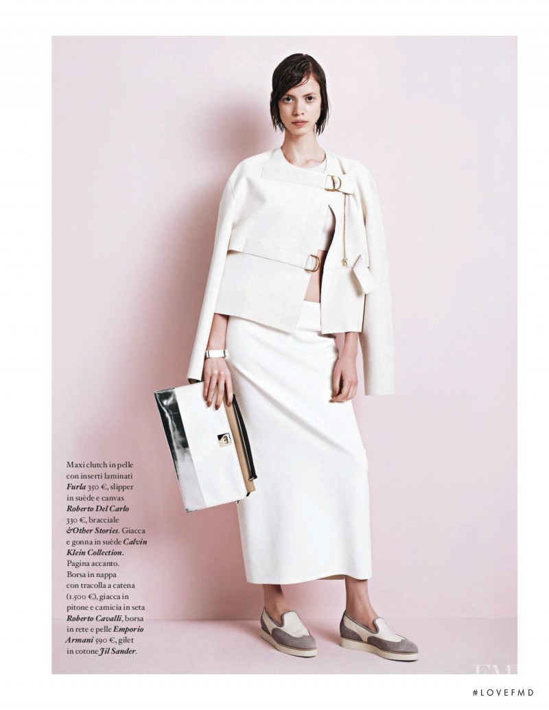 Amanda de Oliveira Queiroz featured in Gradazioni di bianco, March 2014