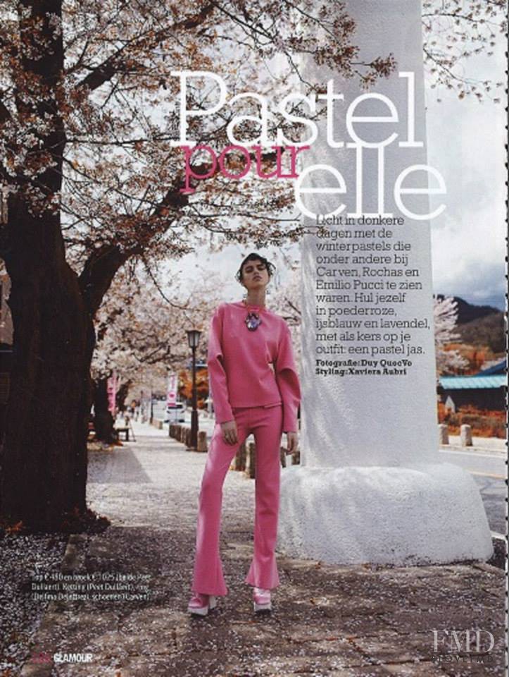 Amanda de Oliveira Queiroz featured in Pastel pour elle, October 2013