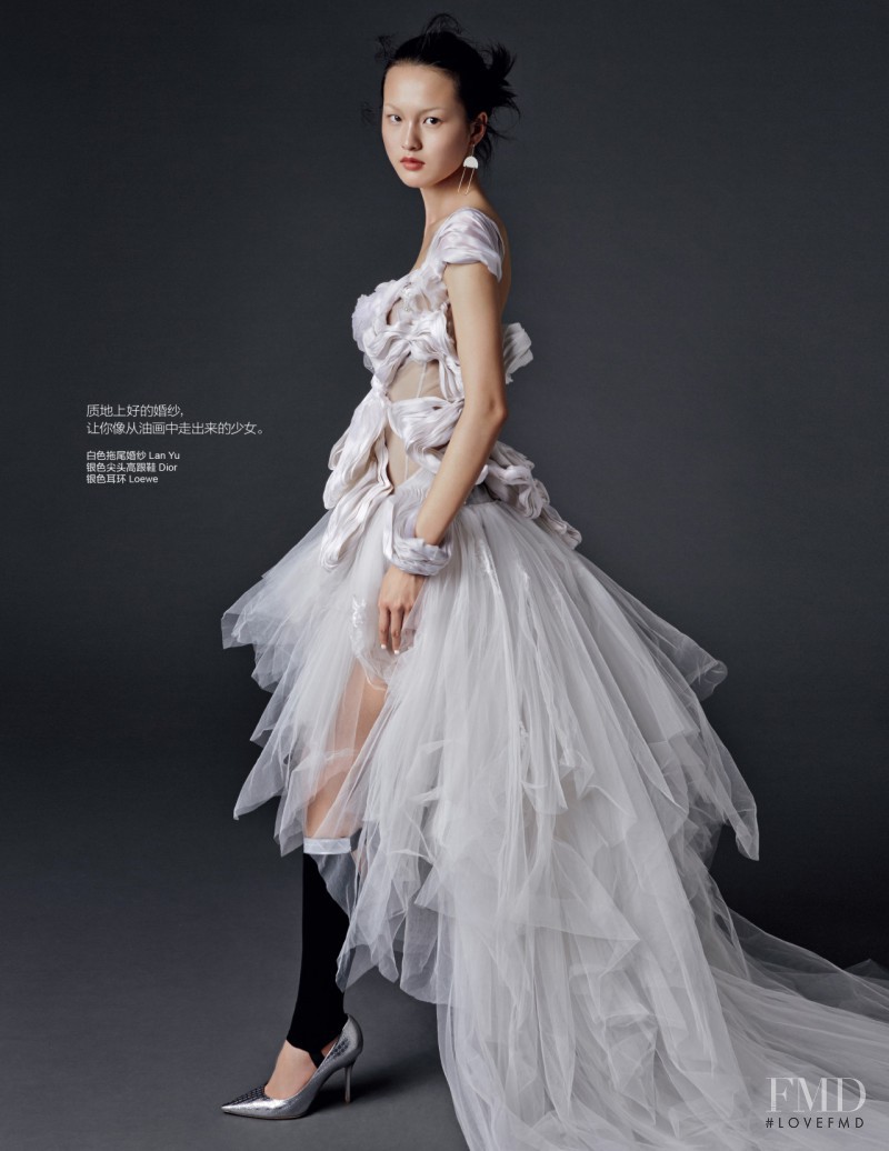 Xin Xie featured in Brides Play Cool, August 2015