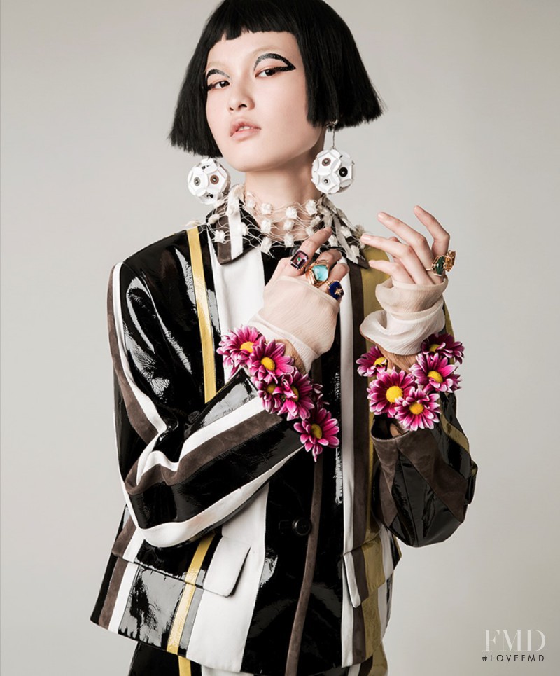 Xin Xie featured in Flower Power, March 2016