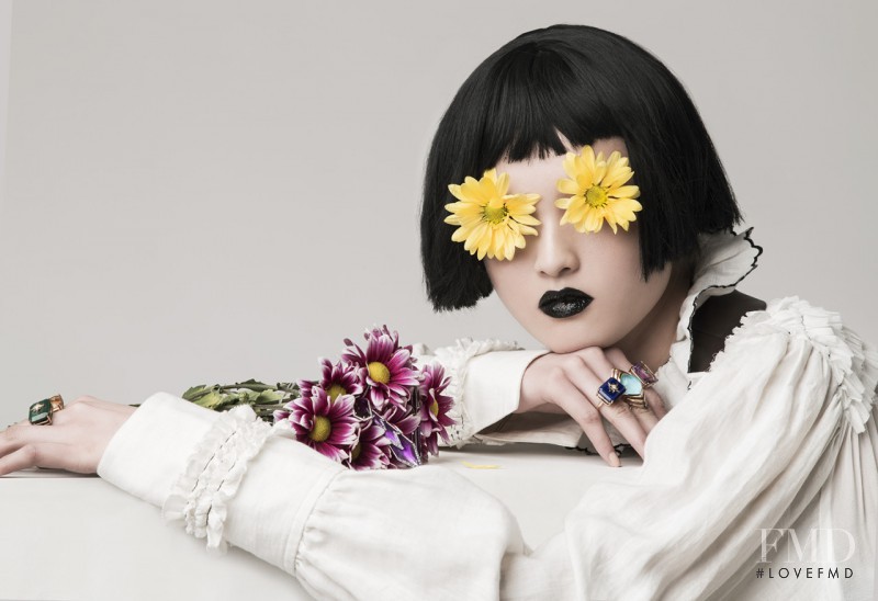 Xin Xie featured in Flower Power, March 2016