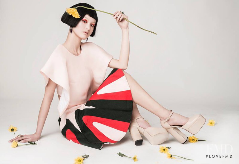 Xin Xie featured in Flower Power, March 2016