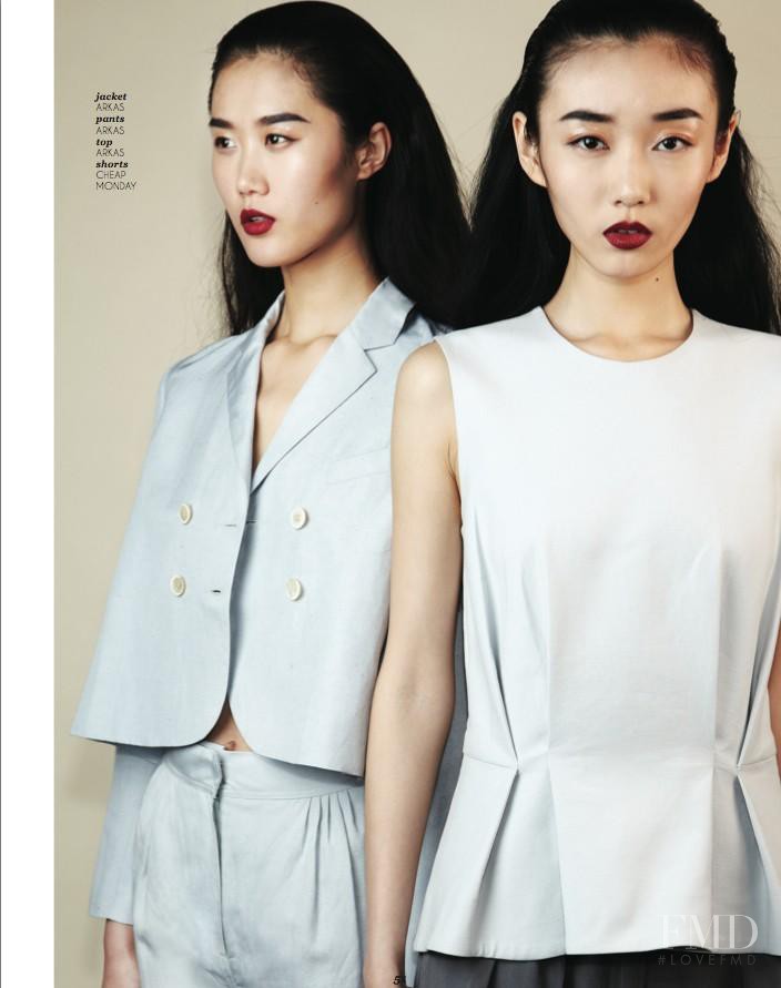 Xiao Wei featured in Double Take, March 2013