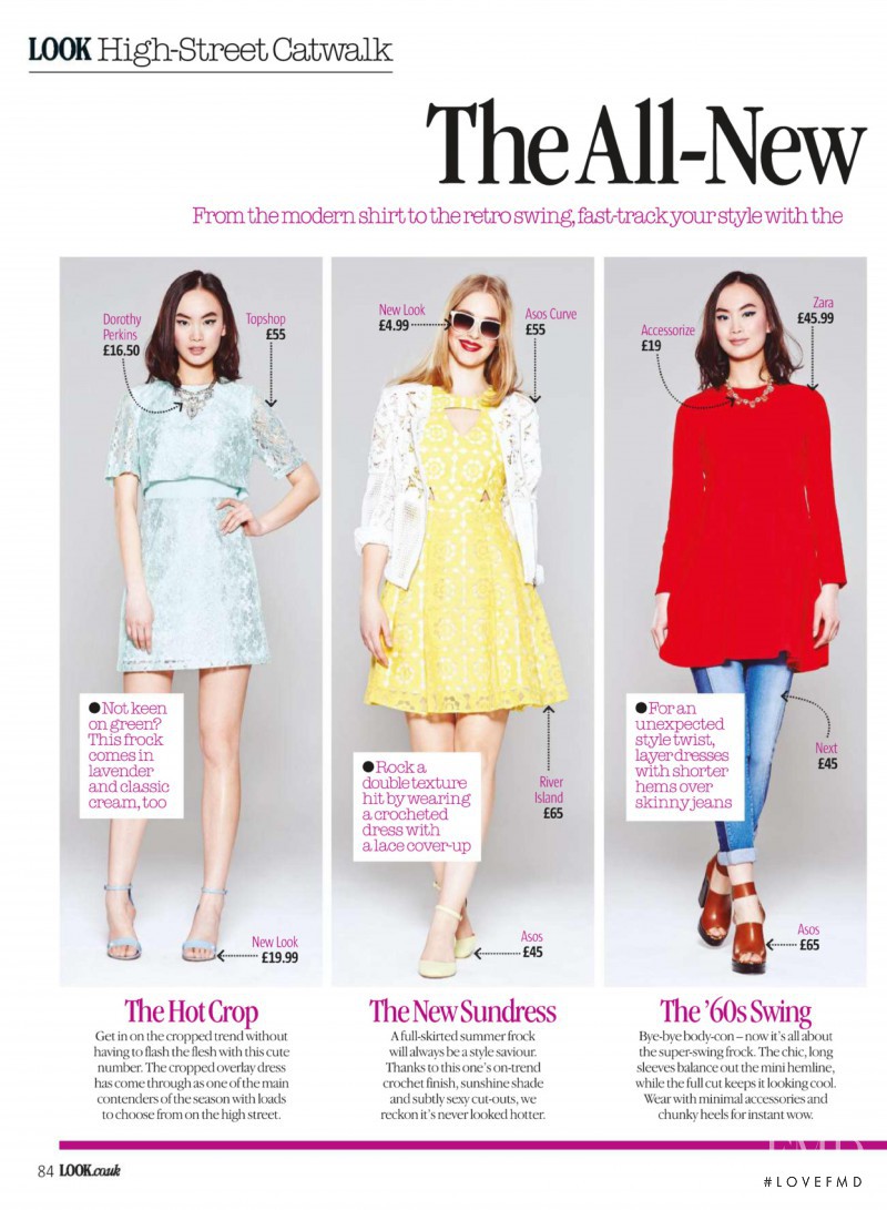 Ren Hui featured in The All-New Dress Rules, April 2014