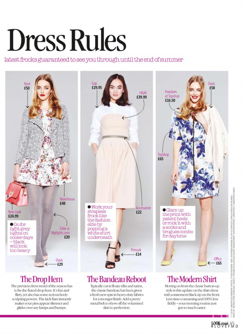 Ren Hui featured in The All-New Dress Rules, April 2014